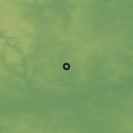 Shaded relief of the 48 km around Eastwood, drawn from the GMTED2010 grid