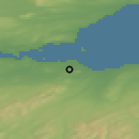 Shaded relief of the 47 km around Edinburgh, drawn from the GMTED2010 grid