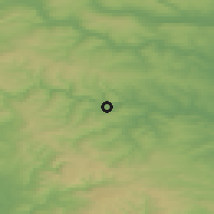 Shaded relief of the 48 km around Elland, drawn from the GMTED2010 grid