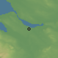 Shaded relief of the 48 km around Ellesmere Port, drawn from the GMTED2010 grid