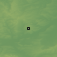 Shaded relief of the 48 km around Arnold, drawn from the GMTED2010 grid