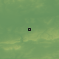 Shaded relief of the 49 km around Epsom and Ewell, drawn from the GMTED2010 grid