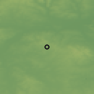 Shaded relief of the 48 km around Ashby-de-la-Zouch, drawn from the GMTED2010 grid