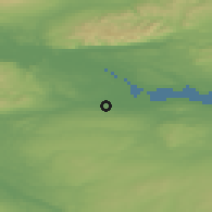 Shaded relief of the 47 km around Falkirk, drawn from the GMTED2010 grid