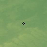 Shaded relief of the 49 km around Flitwick, drawn from the GMTED2010 grid
