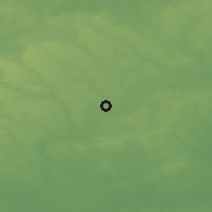 Shaded relief of the 49 km around Frogmore, drawn from the GMTED2010 grid