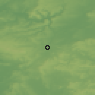 Shaded relief of the 49 km around Frome, drawn from the GMTED2010 grid