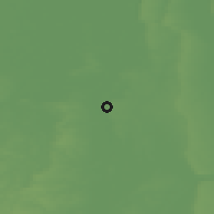 Shaded relief of the 48 km around Gainsborough, drawn from the GMTED2010 grid