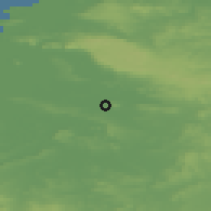 Shaded relief of the 49 km around Glastonbury, drawn from the GMTED2010 grid