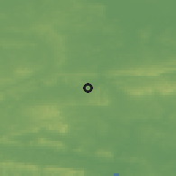 Shaded relief of the 49 km around Godalming, drawn from the GMTED2010 grid