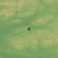 Shaded relief of the 48 km around Great Harwood, drawn from the GMTED2010 grid