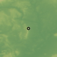 Shaded relief of the 49 km around Great Malvern, drawn from the GMTED2010 grid