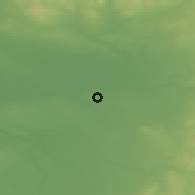 Shaded relief of the 48 km around Hale, drawn from the GMTED2010 grid