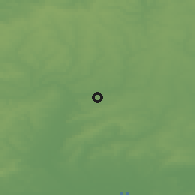 Shaded relief of the 49 km around Harlow, drawn from the GMTED2010 grid