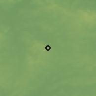 Shaded relief of the 49 km around Hartshill, drawn from the GMTED2010 grid
