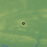 Shaded relief of the 49 km around Haslemere, drawn from the GMTED2010 grid