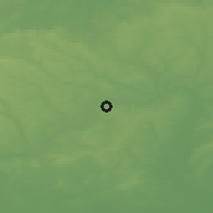 Shaded relief of the 49 km around Hatfield, drawn from the GMTED2010 grid