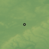 Shaded relief of the 49 km around Aylesbury, drawn from the GMTED2010 grid