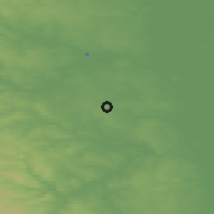 Shaded relief of the 48 km around Hemsworth, drawn from the GMTED2010 grid