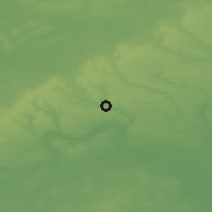 Shaded relief of the 49 km around High Wycombe, drawn from the GMTED2010 grid