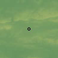 Shaded relief of the 49 km around Horley, drawn from the GMTED2010 grid
