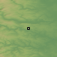 Shaded relief of the 48 km around Horsforth, drawn from the GMTED2010 grid