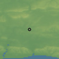Shaded relief of the 49 km around Horsham, drawn from the GMTED2010 grid