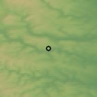 Shaded relief of the 48 km around Baildon, drawn from the GMTED2010 grid