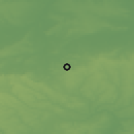 Shaded relief of the 49 km around Baldock, drawn from the GMTED2010 grid