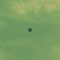 Shaded relief of the 48 km around Irlam, drawn from the GMTED2010 grid