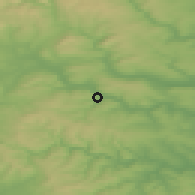 Shaded relief of the 48 km around Keighley, drawn from the GMTED2010 grid