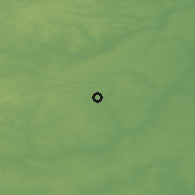 Shaded relief of the 49 km around Kettering, drawn from the GMTED2010 grid