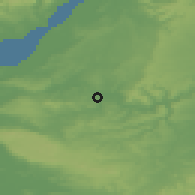 Shaded relief of the 49 km around Keynsham, drawn from the GMTED2010 grid
