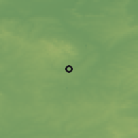 Shaded relief of the 48 km around Kirby Muxloe, drawn from the GMTED2010 grid