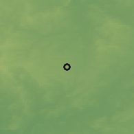 Shaded relief of the 49 km around Knowle-Bentley Heath, drawn from the GMTED2010 grid