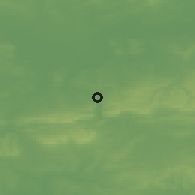 Shaded relief of the 49 km around Leatherhead, drawn from the GMTED2010 grid