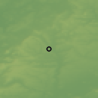 Shaded relief of the 49 km around Banbury, drawn from the GMTED2010 grid
