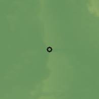Shaded relief of the 48 km around Lincoln, drawn from the GMTED2010 grid