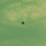 Shaded relief of the 48 km around Little Lever, drawn from the GMTED2010 grid