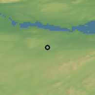 Shaded relief of the 47 km around Livingston, drawn from the GMTED2010 grid