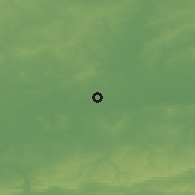 Shaded relief of the 49 km around London, drawn from the GMTED2010 grid
