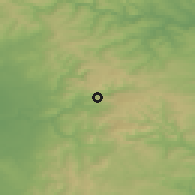 Shaded relief of the 48 km around Longdendale, drawn from the GMTED2010 grid