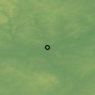 Shaded relief of the 48 km around Long Eaton, drawn from the GMTED2010 grid