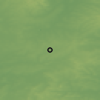 Shaded relief of the 49 km around Lutterworth, drawn from the GMTED2010 grid