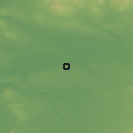 Shaded relief of the 48 km around Lymm, drawn from the GMTED2010 grid