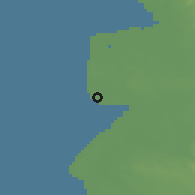 Shaded relief of the 48 km around Lytham Saint Anne's, drawn from the GMTED2010 grid