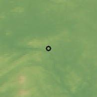 Shaded relief of the 48 km around Madeley, drawn from the GMTED2010 grid