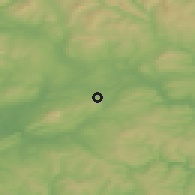 Shaded relief of the 48 km around Barnoldswick, drawn from the GMTED2010 grid