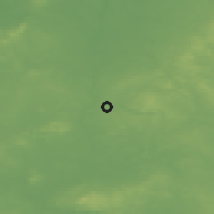 Shaded relief of the 48 km around Market Drayton, drawn from the GMTED2010 grid