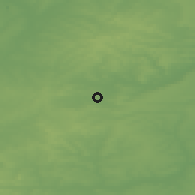 Shaded relief of the 49 km around Market Harborough, drawn from the GMTED2010 grid